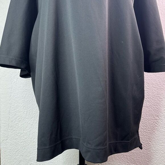 FootJoy Loose Fit Oversized 3/4 Button Up Polo Black Golf Men's Shirts Sz XL - Picture 5 of 11